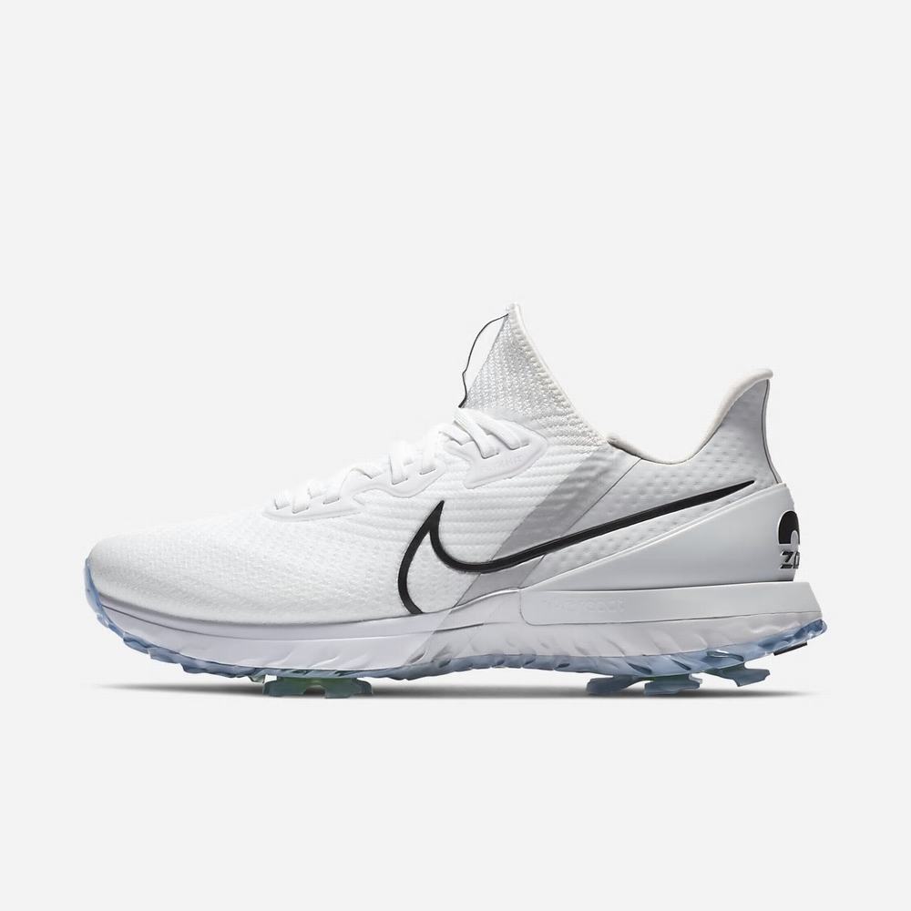 Chaussure De Golf Nike Air Zoom Infinity Tour Blanche 6017-824 White/Photon Dust/Metallic Platinum/Black Homme | PDC-33096315